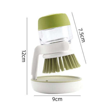Escova de louça com dispensador de sabão